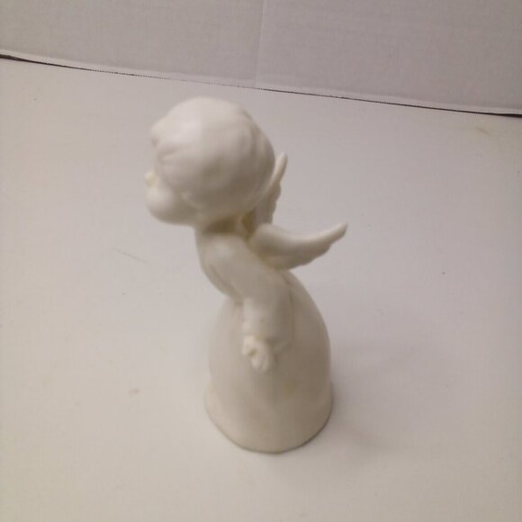 Schmid Bros Kissing Angel White Porcelain Nativity Figurine Vintage 1950s - Picture 7 of 15